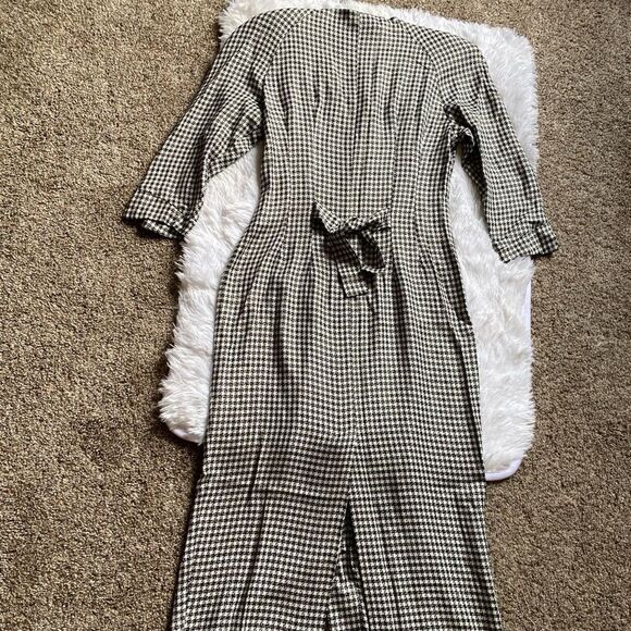 Brioche California Vintage Dress Gingham Prairie Farmhouse Button Down Cottage - Picture 2 of 15